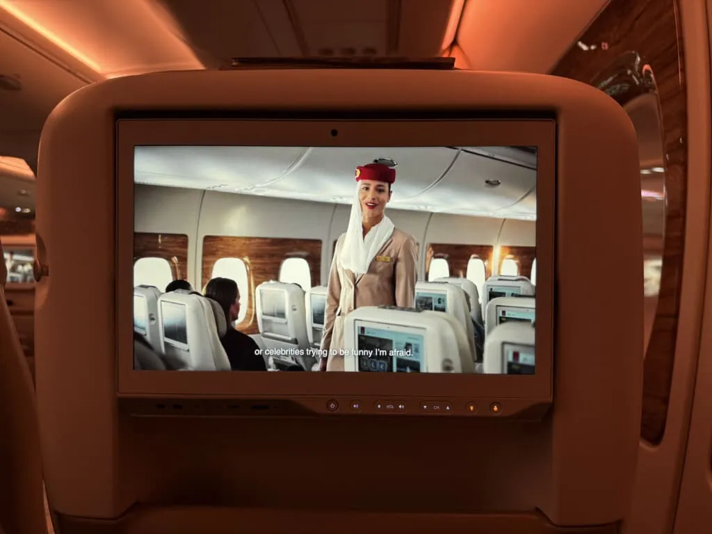Emirates A380 Business Class cabin features | Emirates Business Class cabin  features | Emirates, image size:1024x768