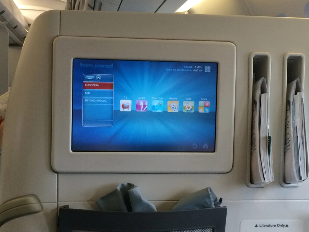 a screen on a plane