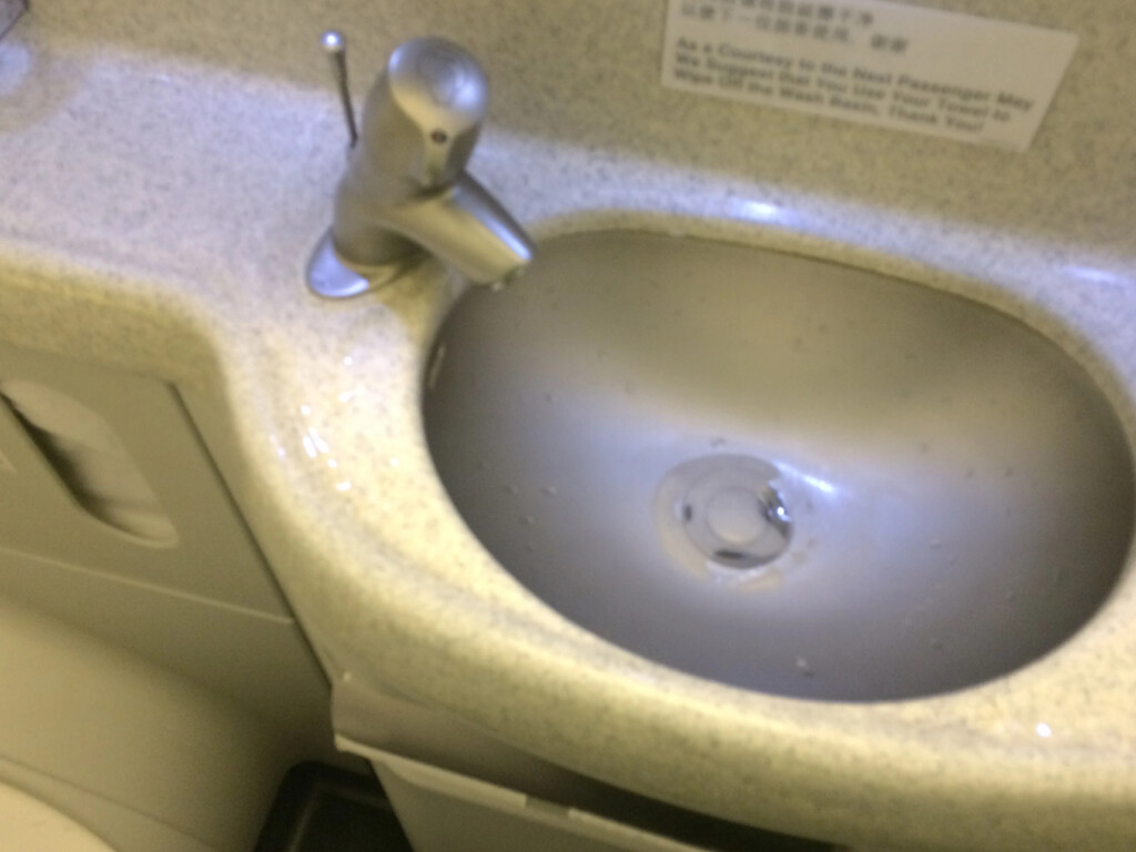 a sink in a bathroom