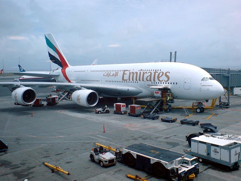 an airplane at an airport