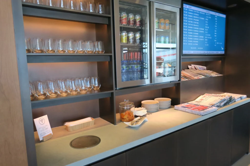 a display of drinks and beverages in a bar