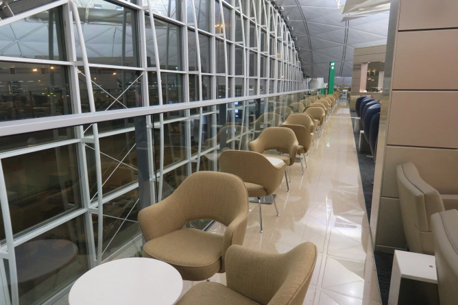a row of chairs in a room