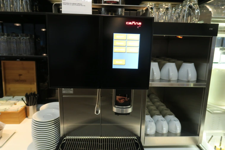 a machine with a screen on it