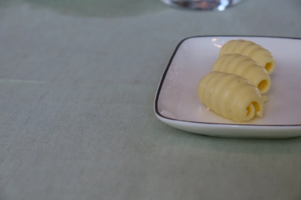 a plate of food on a table