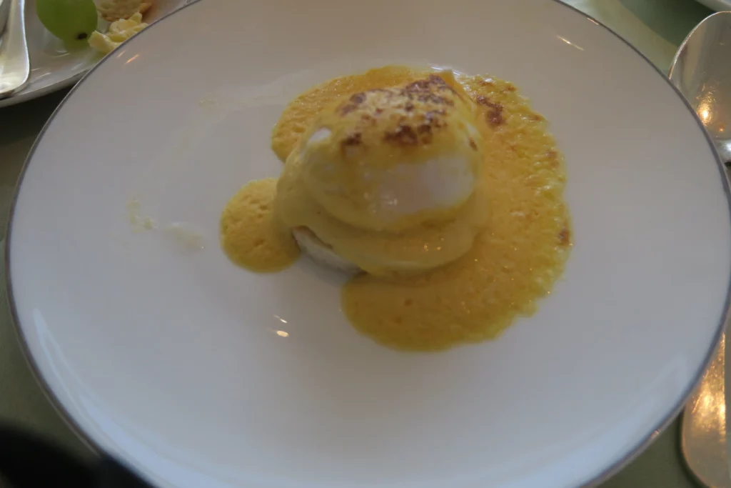 a plate of food on a table