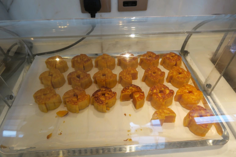 food on a tray