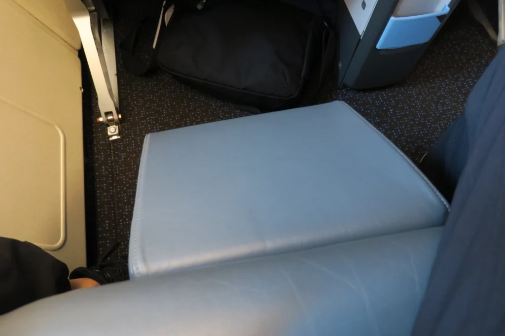 a seat on an airplane