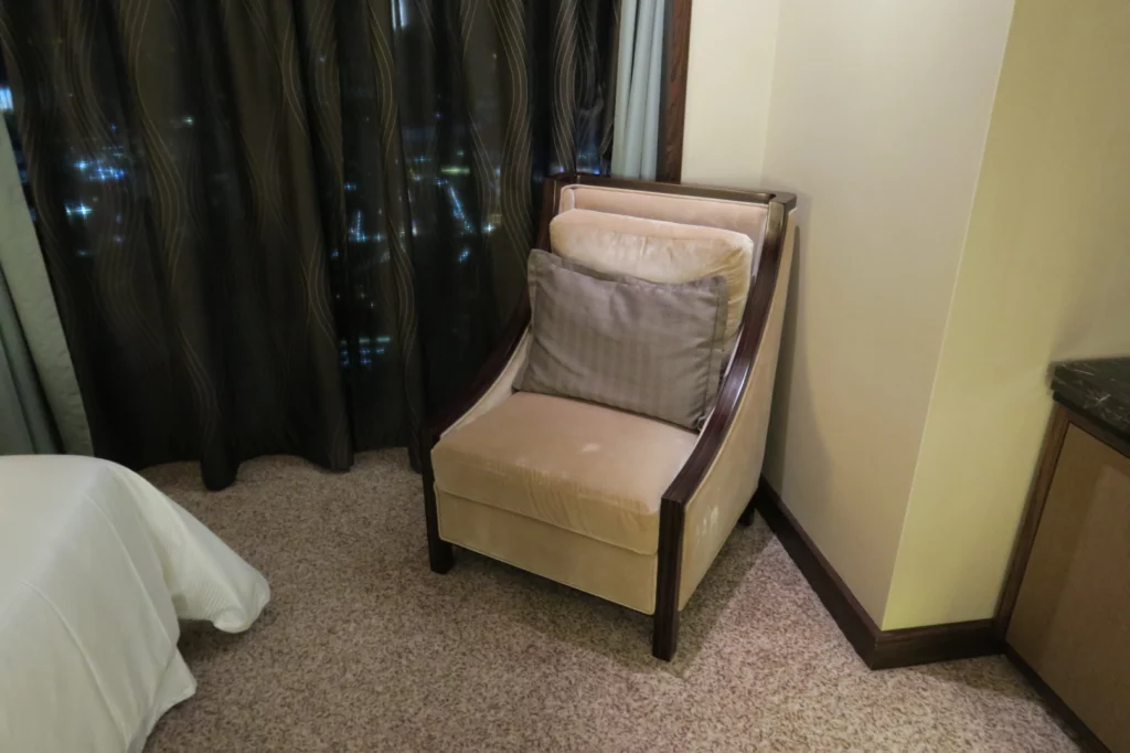 a chair in a room