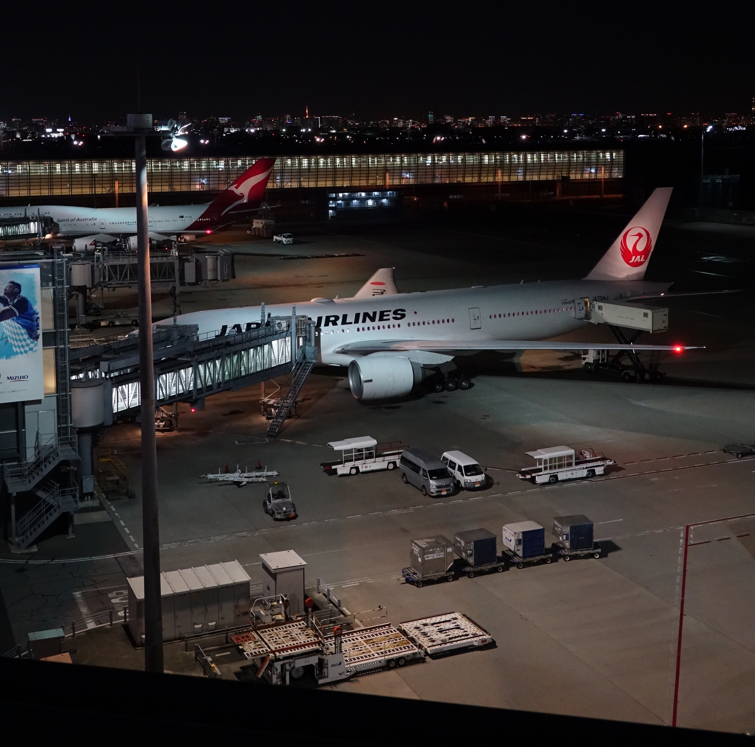 an airplane at an airport