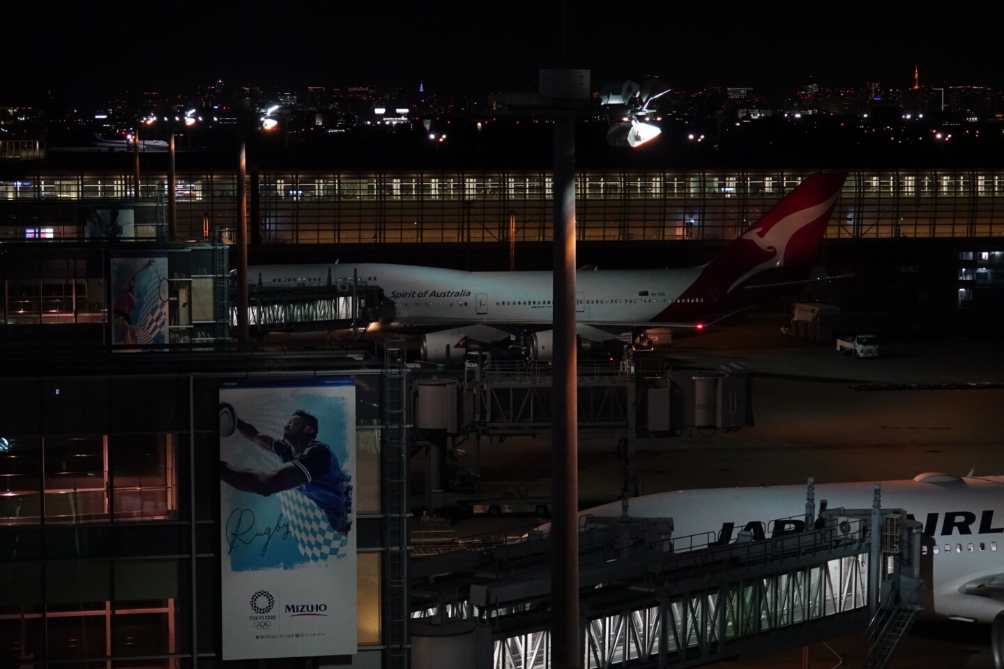 an airplane at an airport