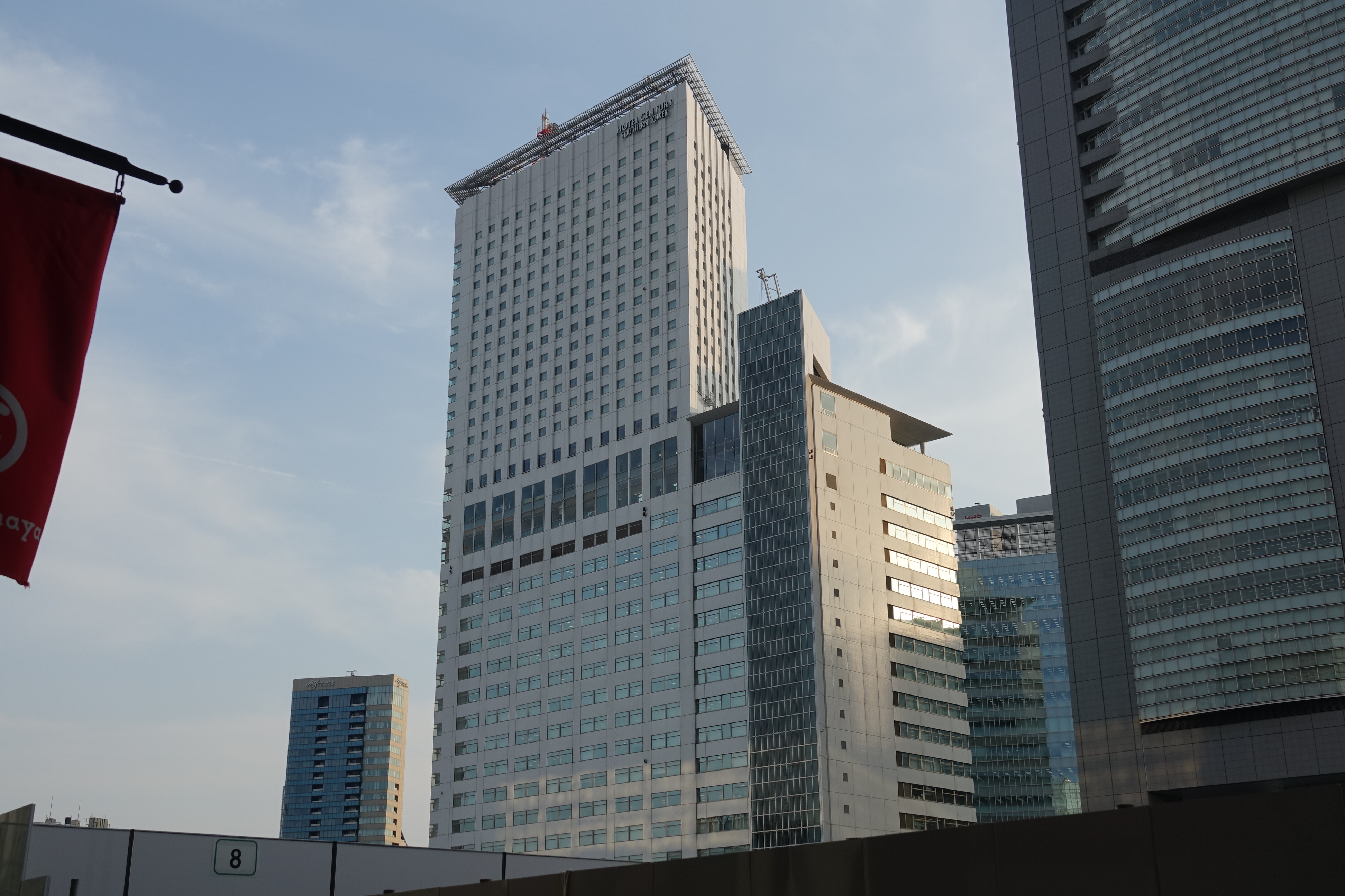 a tall buildings with windows