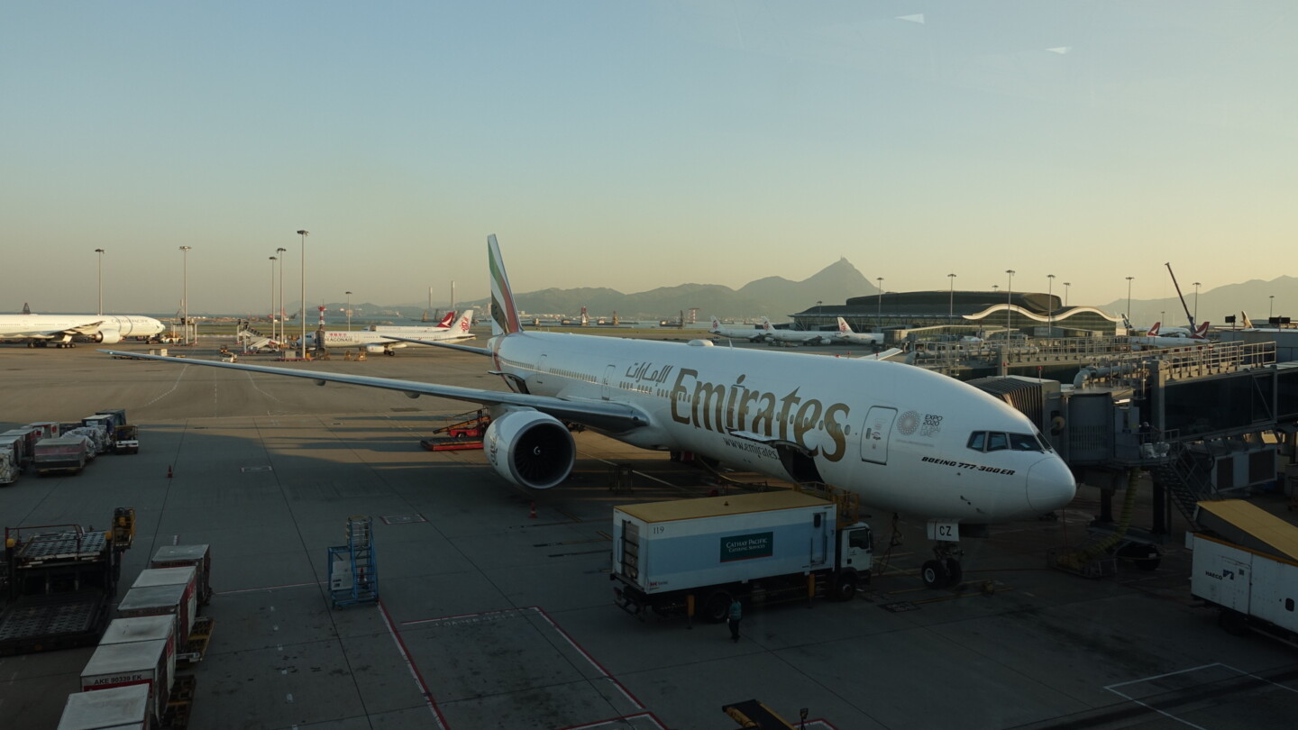 an airplane at an airport