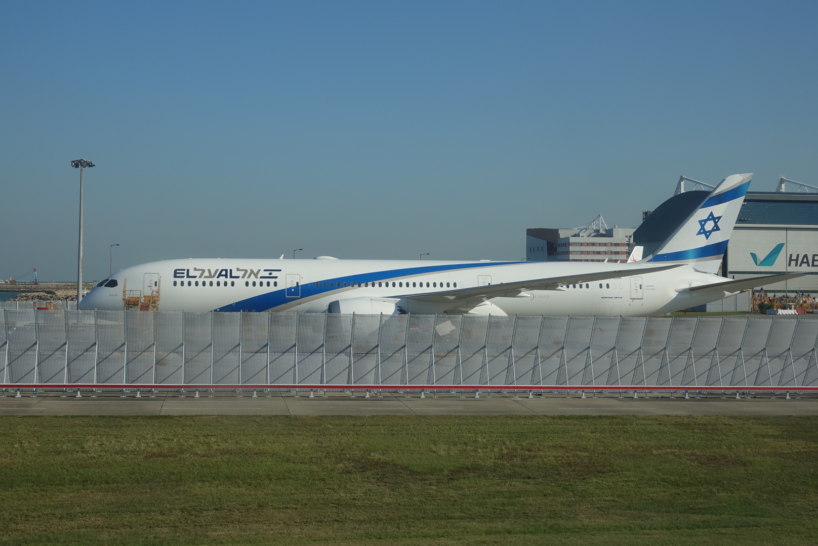 a large airplane on a runway