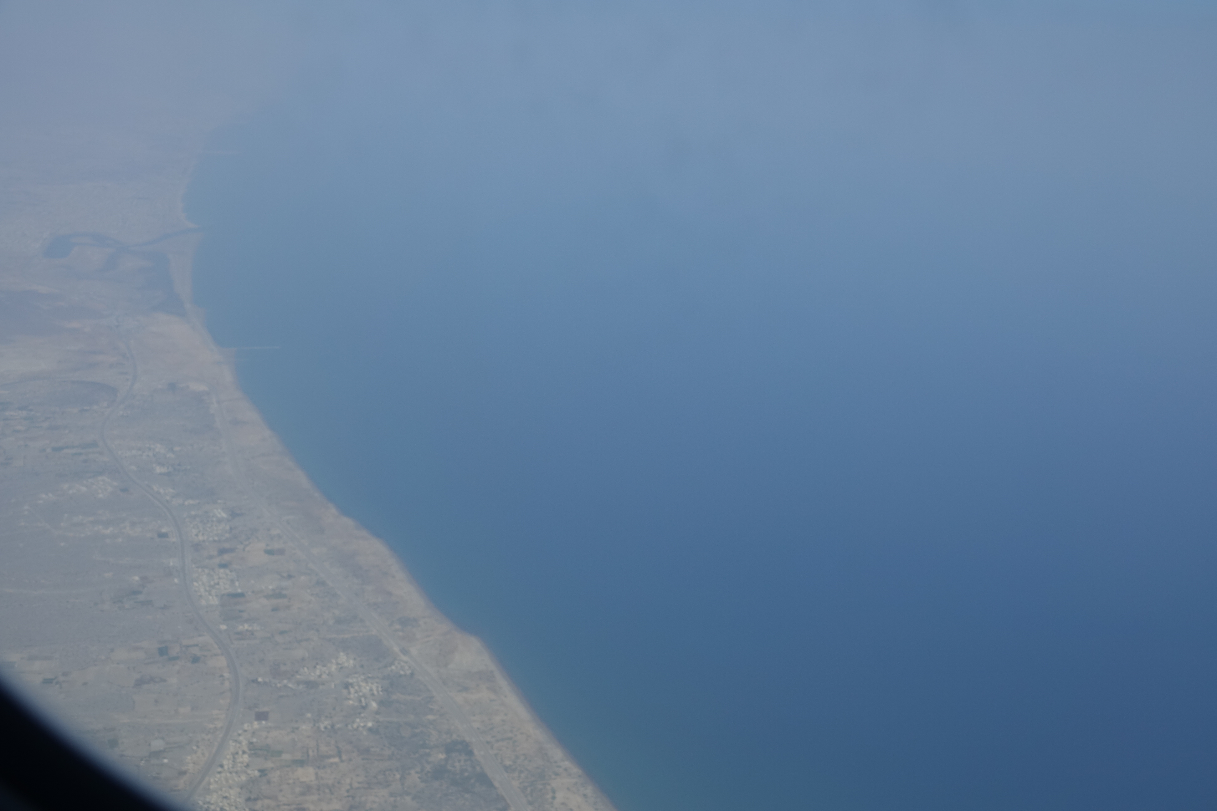 an aerial view of a beach