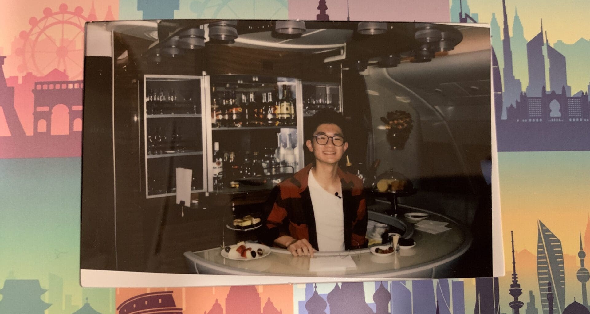 a man sitting at a bar