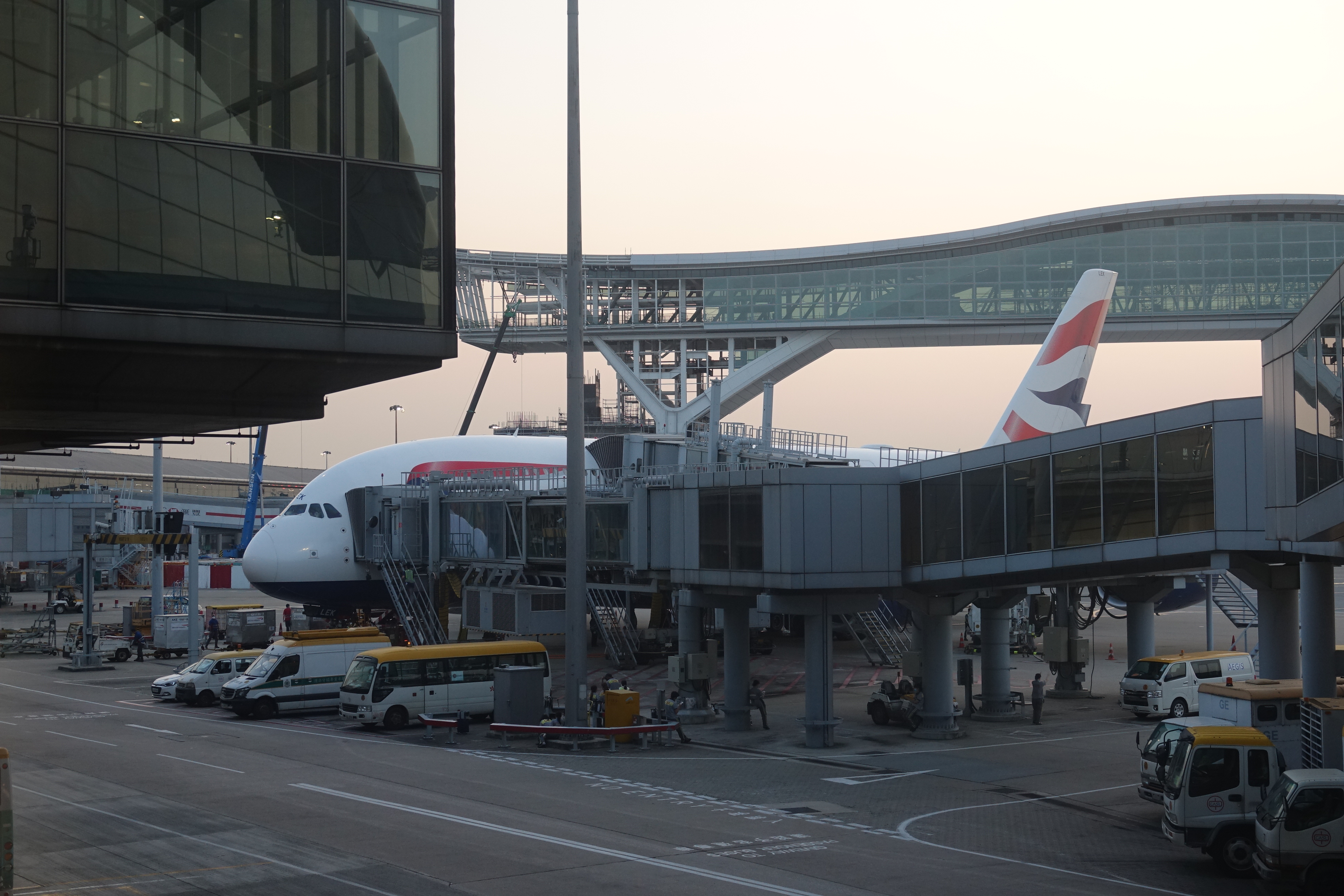 an airplane at an airport