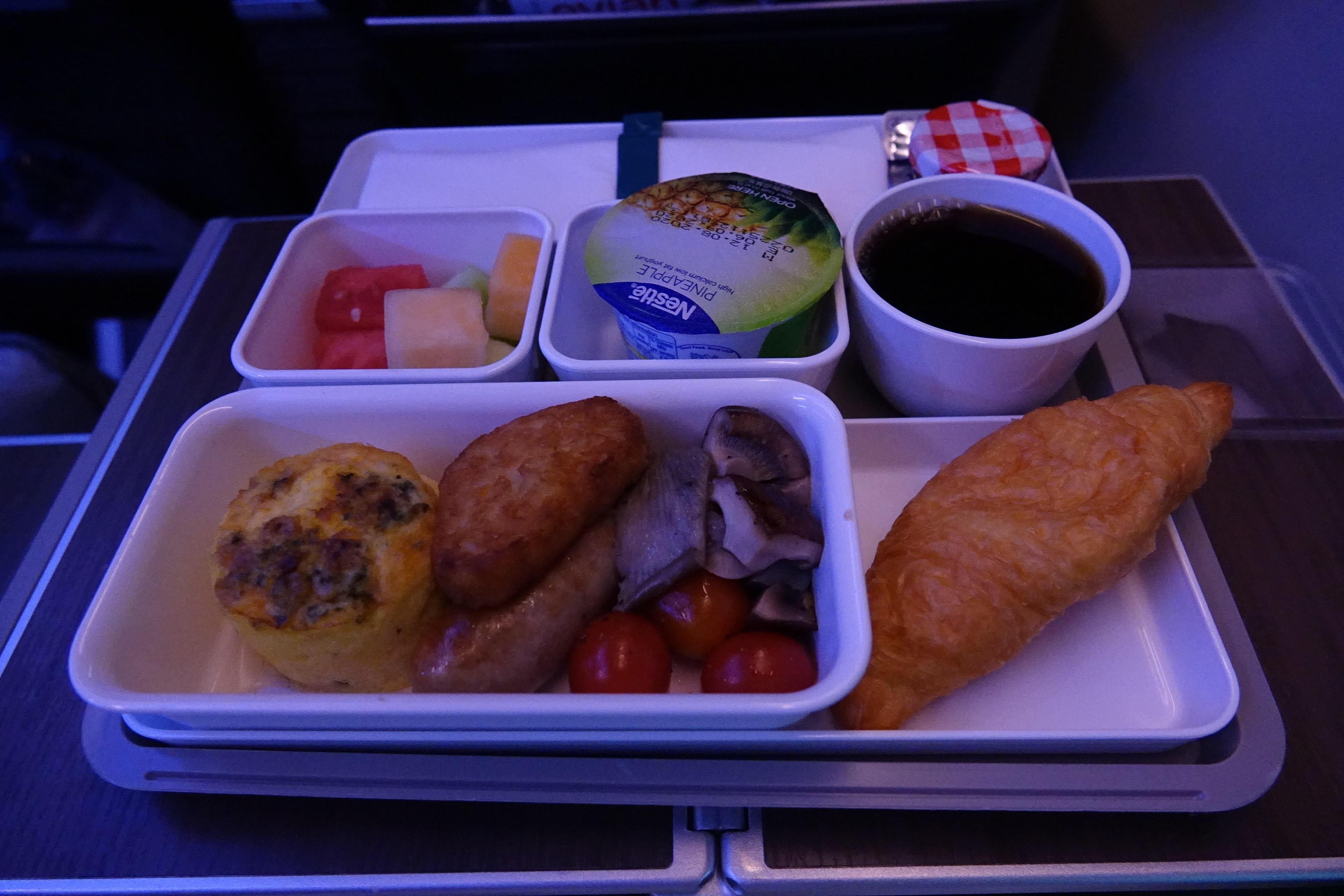 a tray of food on a tray