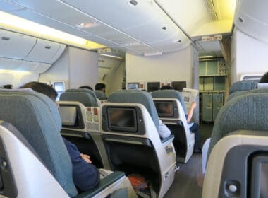 people sitting in an airplane