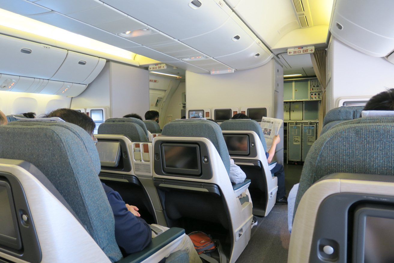 people sitting in an airplane