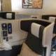 a seat in a plane