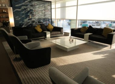 a room with couches and a coffee table