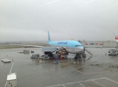 a plane on the tarmac