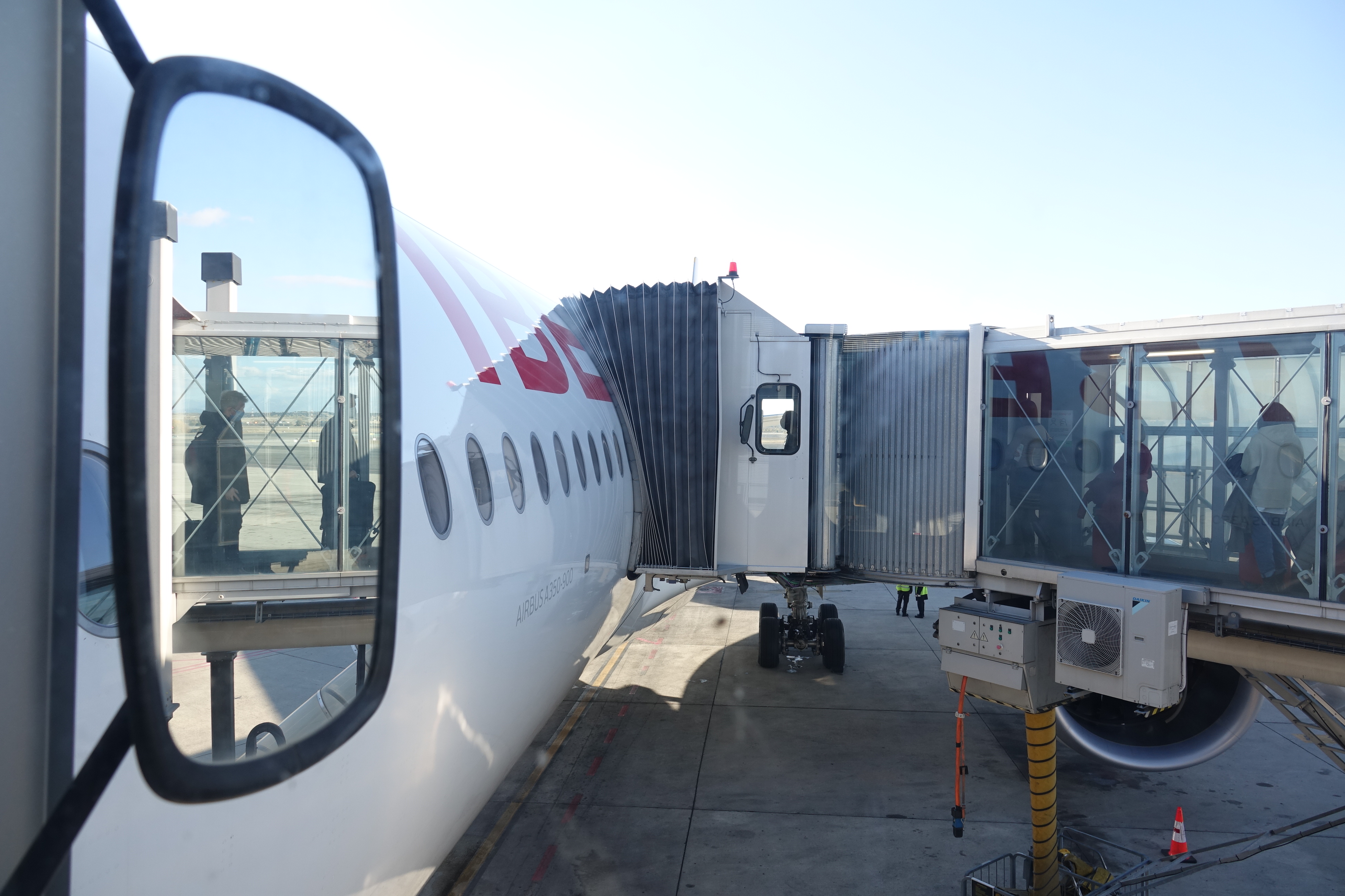 a plane with a door open