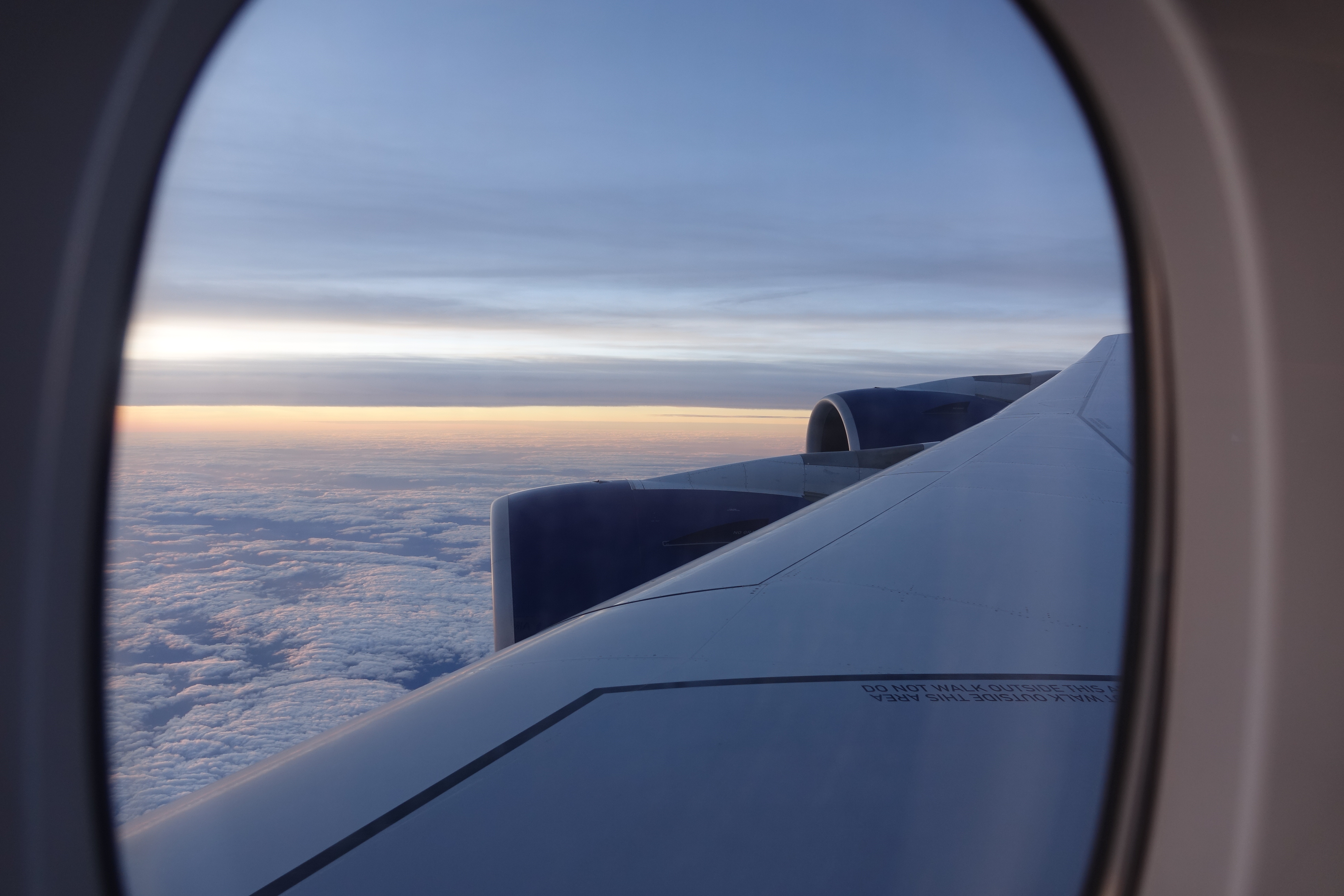 a view of clouds from an airplane window