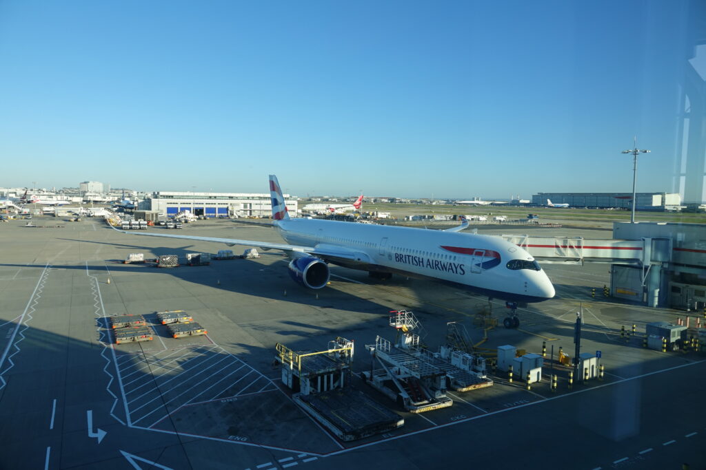 an airplane on the tarmac