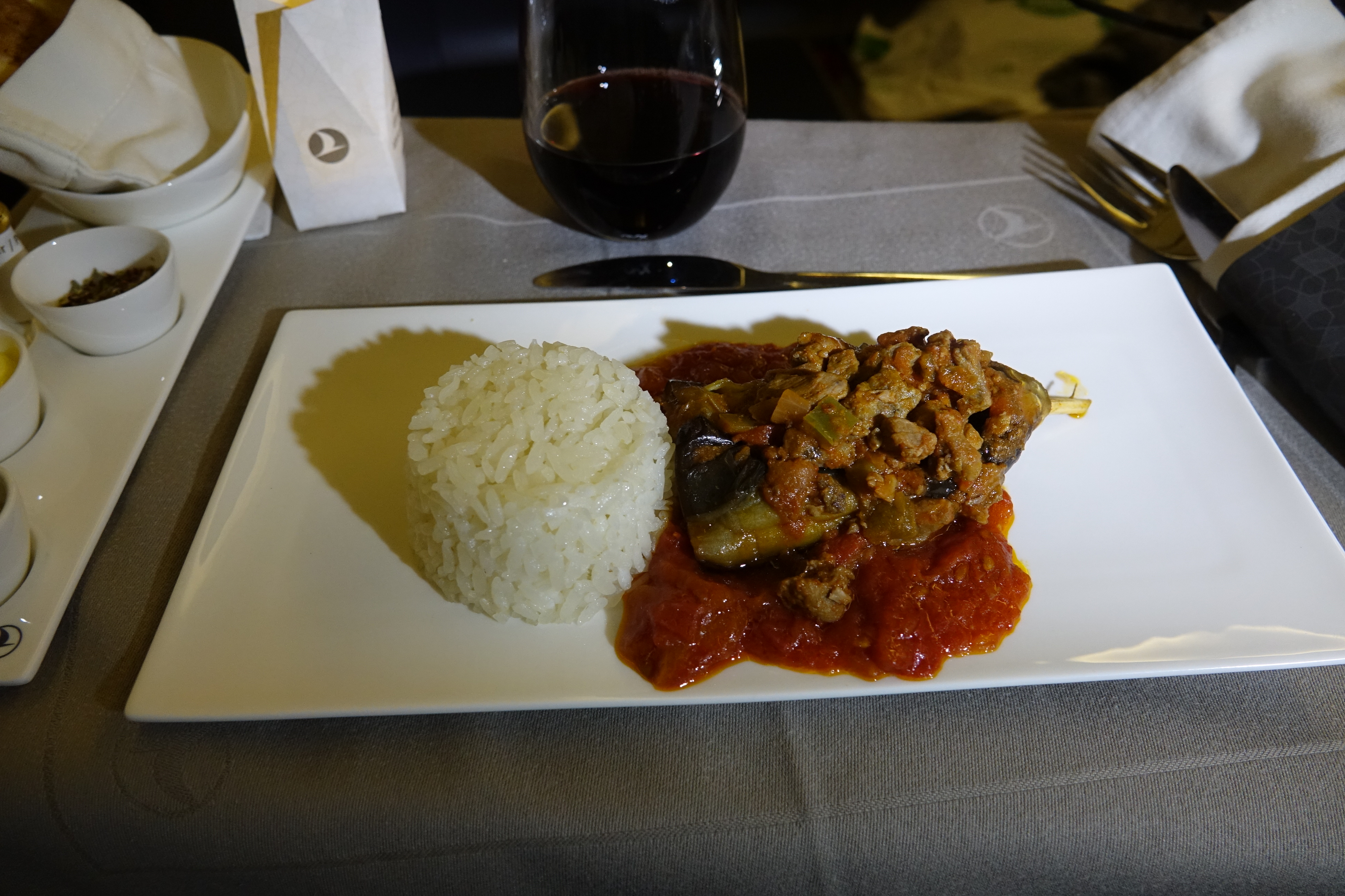 a plate of food on a table