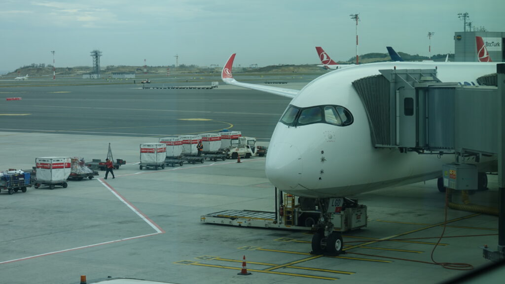 a plane on the tarmac