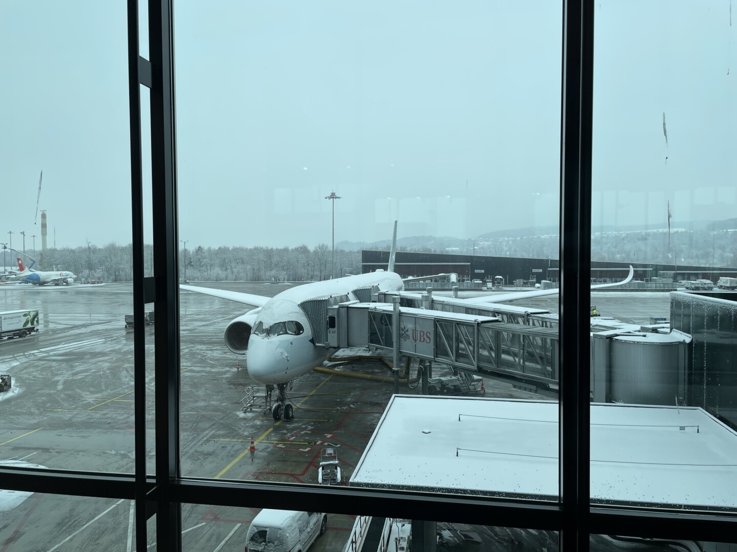 an airplane on a tarmac