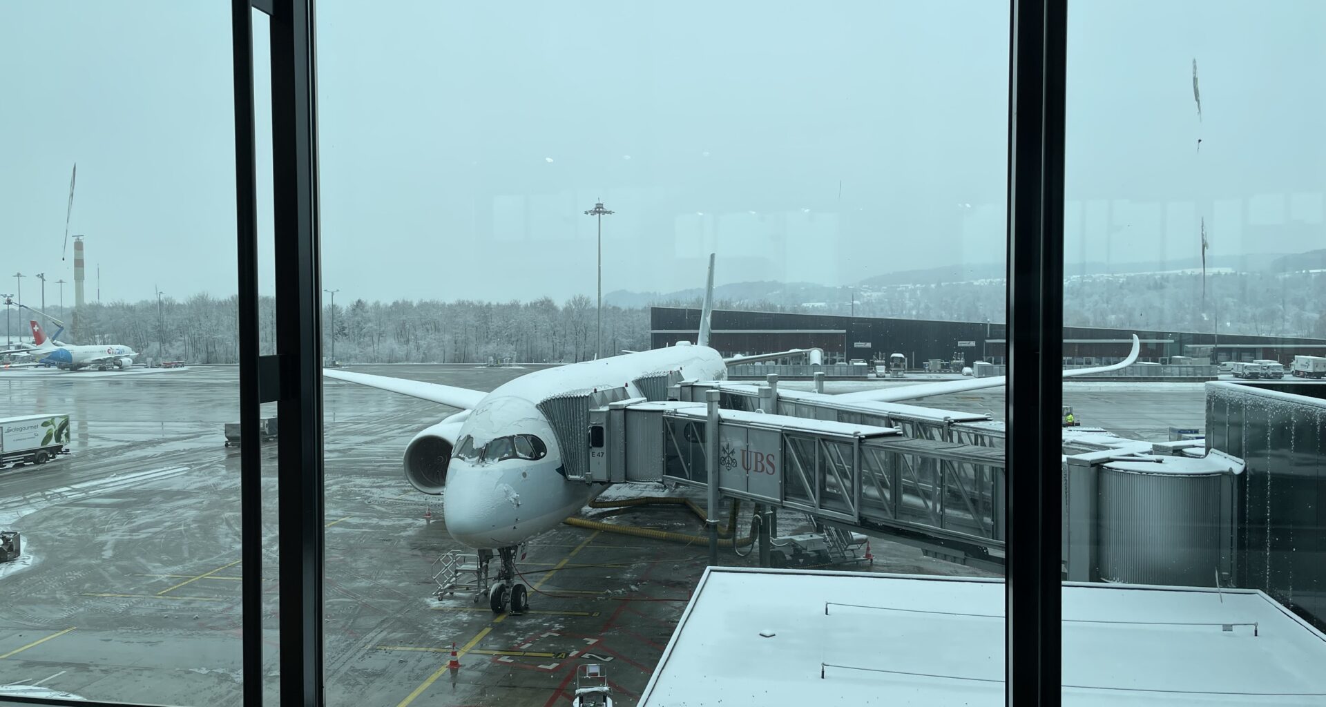 an airplane on a tarmac