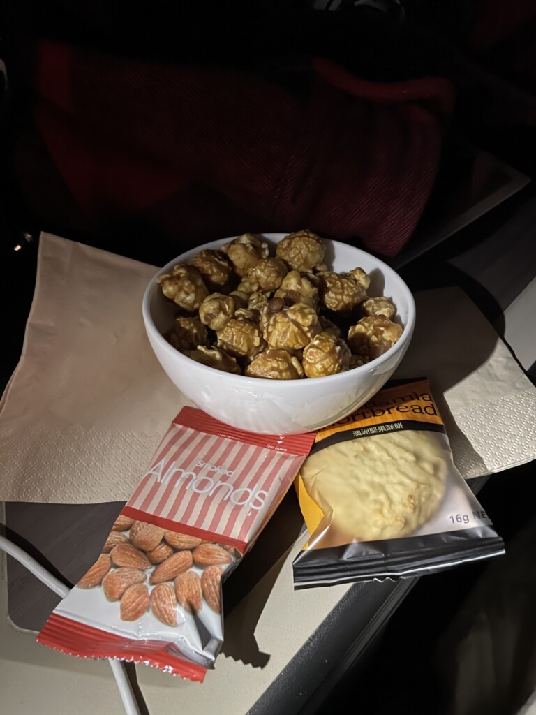 Cathay Pacific A350 Business Class Galley Snacks