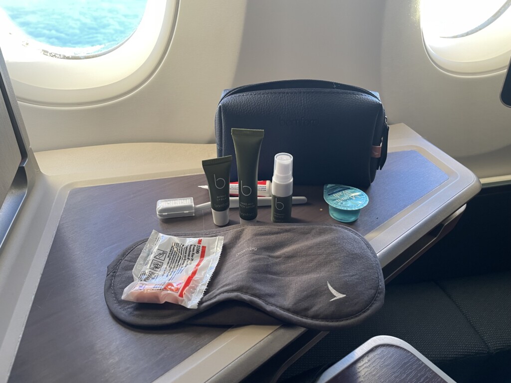 Cathay Pacific A350 Business Class Amenity Kit Contents