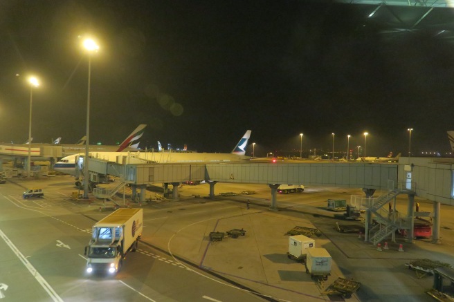 an airplane at an airport