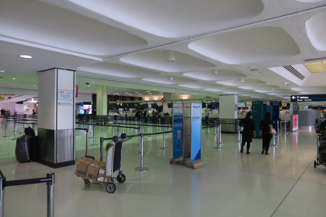 people walking in an airport