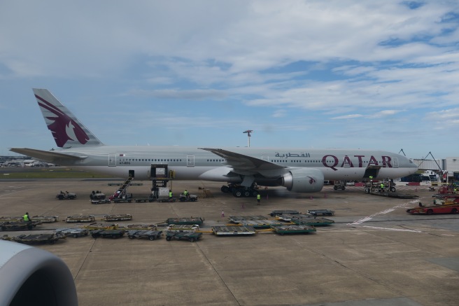 a large airplane on a tarmac