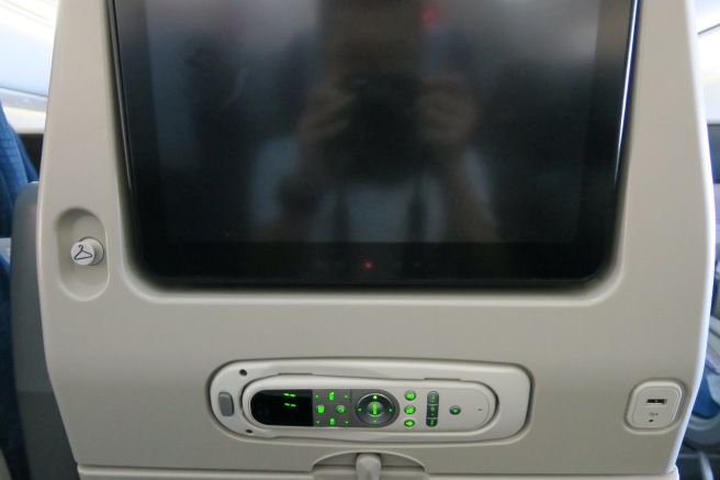 a screen on a plane