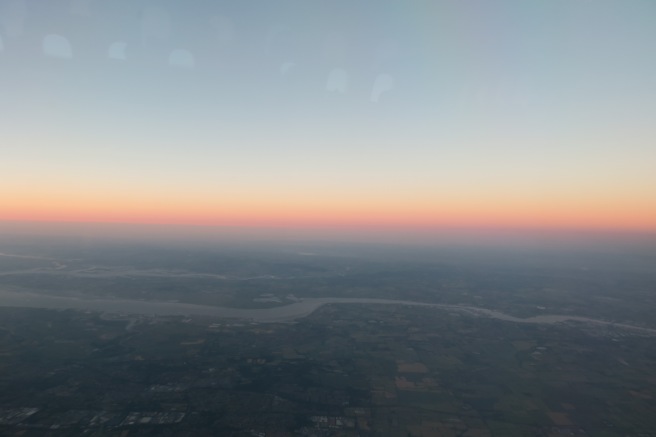 an aerial view of a landscape