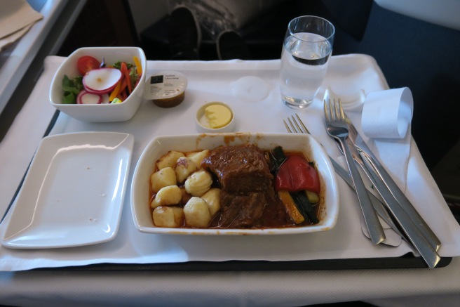 a tray of food on a tray