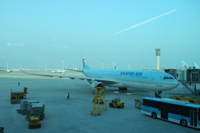 a large airplane on the tarmac