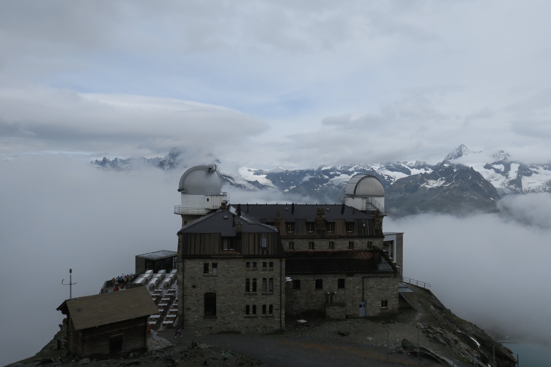 a building on a mountain