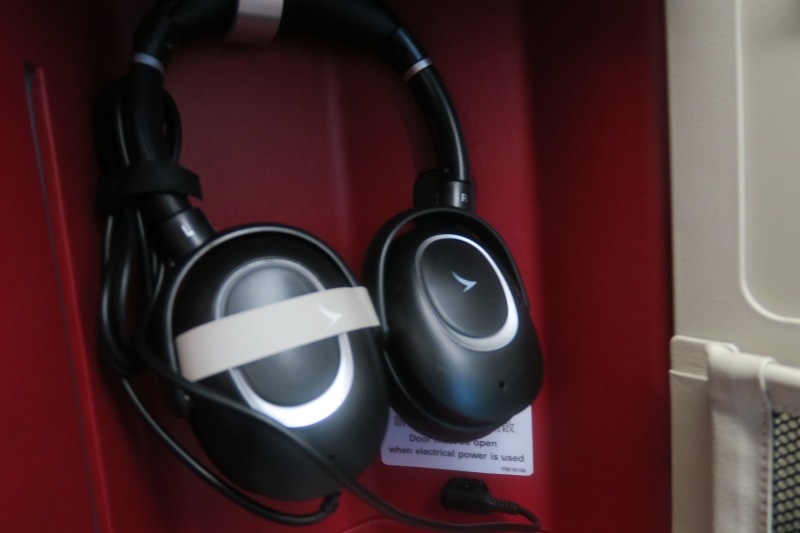 a pair of black headphones