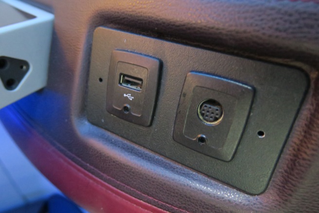 a close up of a usb port