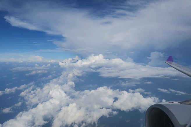 clouds and clouds from an airplane