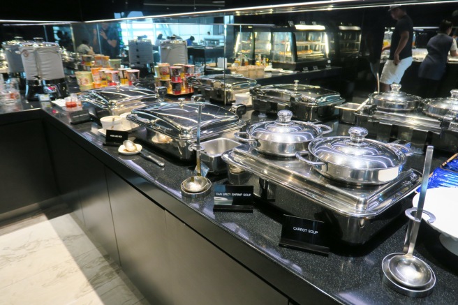 a group of food containers on a counter