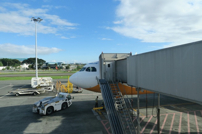 a plane at an airport