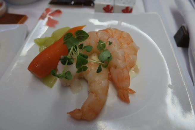 a plate of food on a table