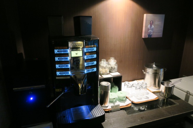 a coffee machine on a counter